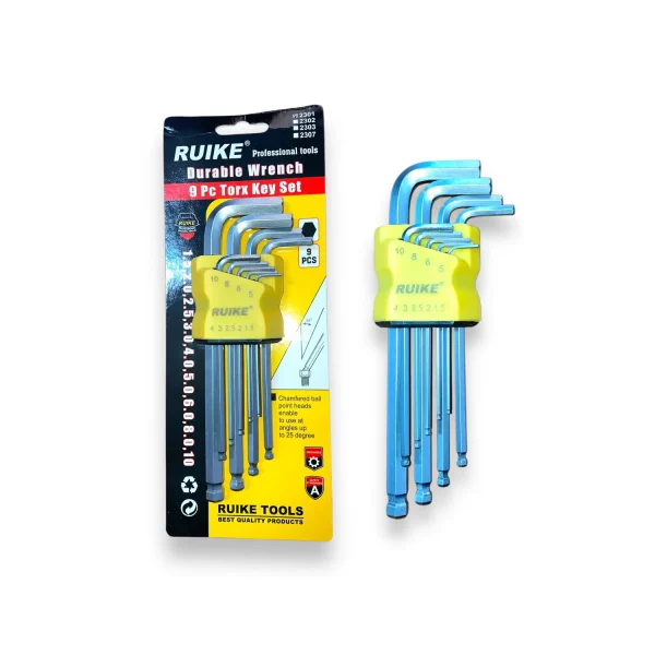 Llave L 9 piezas