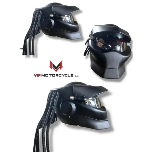 Casco Depredador Negro VIP 3112- N1