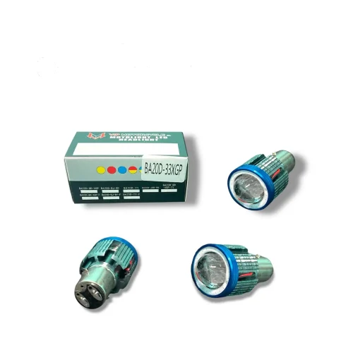 BOMBILLO FARO LUPA BA20D-33XGP AMA+BLAN+AZUL+STROBER